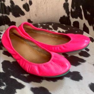 Hot Pink leather Tieks